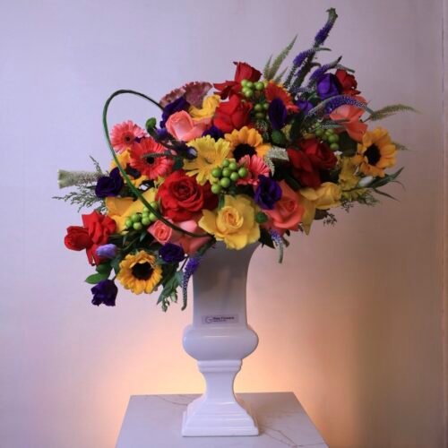 “بوكيه الفرح - Celebration Colors Vase”