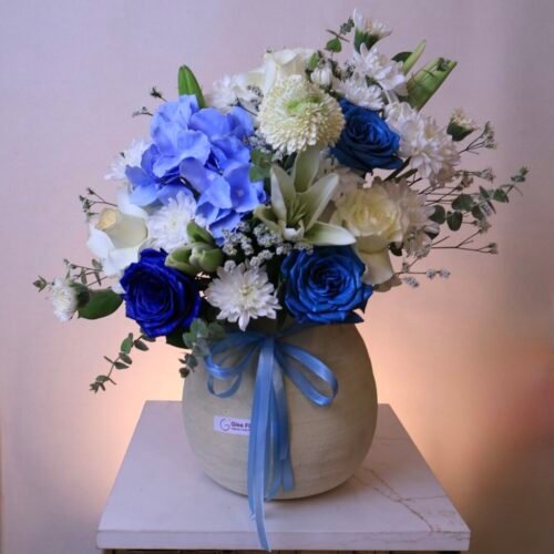 “فخارة الأمير - Baby Boy Blue Vase”