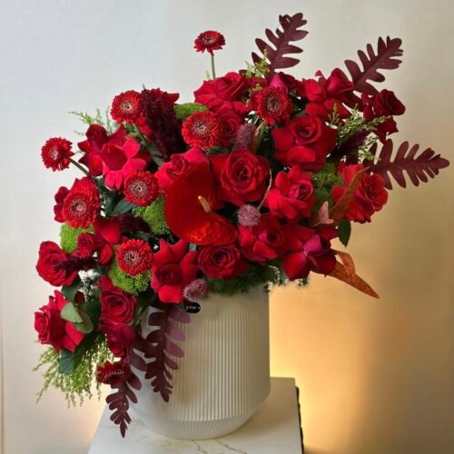 “فخارة الشغف - Passion Red Vase”